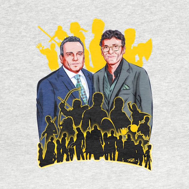 Joe & Anthony Russo - An illustration by Paul Cemmick by PLAYDIGITAL2020